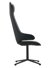 Buro Konfurb Orbit High Back Swivel Pedestal Chair - Black PU