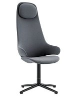 Buro Konfurb Orbit High Back Swivel Pedestal Chair - Charcoal