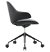 Buro Konfurb Orbit Mid Back 5 Star Swivel Chair - Black