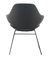 Buro Konfurb Orbit Mid Back Sled Chair - Black PU
