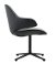Buro Konfurb Orbit Mid Back Swivel Pedestal Chair - Black