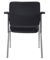 Buro Lindis 4 Leg Guest Chair with Arms - Black