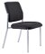 Buro Lindis 4 Leg Guest Chair - Black