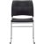 Buro Maxim Sled Base Guest Chair with Reflective Silver Frame - Black
