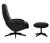 Buro Maya Recliner Chair with Footrest - Black