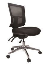 view Buro Metro II Aluminium Base Chair - Black
