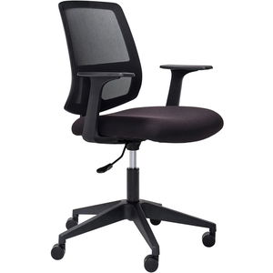 Buro Mondo Brook Mesh Back Chair with Arms - Black