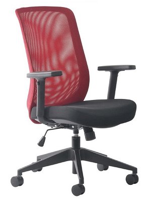 Buro Mondo Gene Mesh Back Chair - Red
