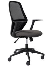 view Buro Mondo Soho Mesh Back Chair with Arms - Black
