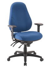 view Buro Persona 24/7 Nylon Base Chair - Dark Blue