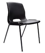 Buro Quad Guest Chair - Black