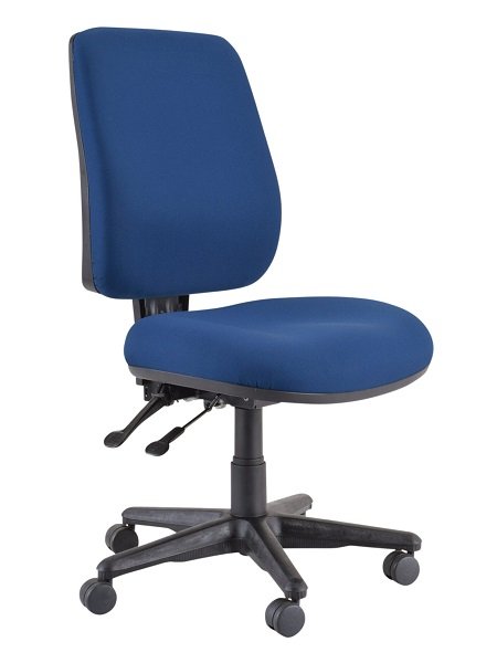 Buro Roma 2 Lever High Back Chair - Blue