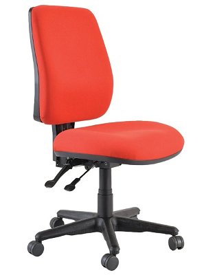 Buro Roma 2 Lever High Back Chair - Red