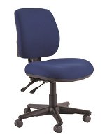 Buro Roma 2 Lever Mid Back Chair - Dark Blue