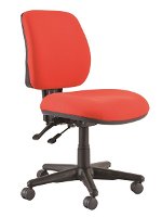 Buro Roma 2 Lever Mid Back Chair - Red