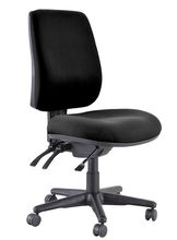 view Buro Roma 3 Lever High Back Chair - Black