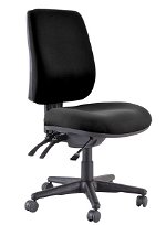 Buro Roma 3 Lever High Back Chair - Black