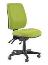 view Buro Roma 3 Lever High Back Chair - Green