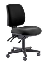 view Buro Roma 3 Lever Mid Back Chair - Black