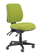 view Buro Roma 3 Lever Mid Back Chair - Green