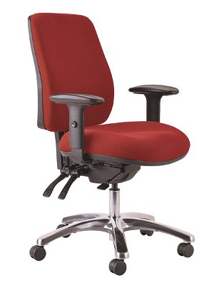 Buro Roma 24/7 Executive High Back Chair - Red