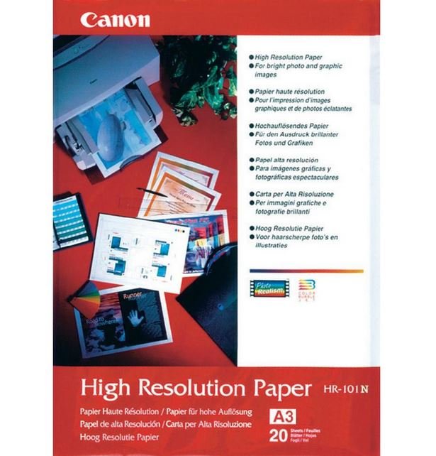 Canon HR-101 Matte High Resolution A3 110gsm Photo Paper - 20 Sheets
