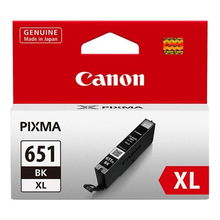 view Canon CLI-651XLBK Black High Yield Ink Cartridge