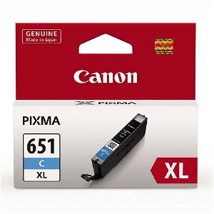 Canon CLI-651XLC Cyan High Yield Ink Cartridge