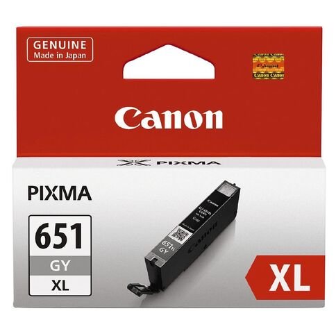 Canon CLI-651XLGY Grey High Yield Ink Cartridge