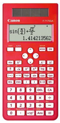 Canon F717SGA Red Scientific Calculator - 242 Function