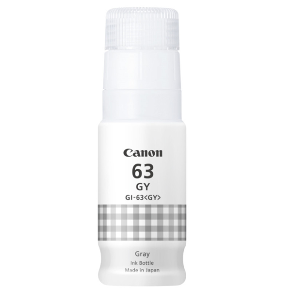 Canon GI63GY Gray MegaTank 70ml Ink Bottle