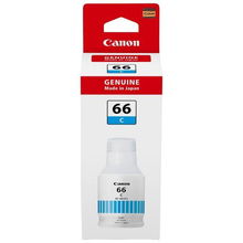 view Canon GI66C Cyan Ink Bottle