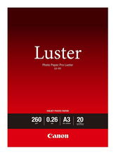 view Canon LU-101 Pro Luster A3 260gsm Photo Paper - 20 Sheets