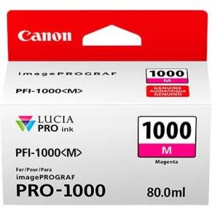 Canon PFI-1000M Magenta 80ml Ink Tank Cartridge