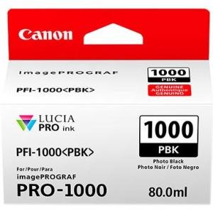 Canon PFI-1000PBK Photo Black 80ml Ink Tank Cartridge