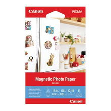 view Canon MG-101 4x6 102x152mm 670gsm Magnetic Backing Photo Paper - 5 Sheets