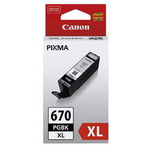 view Canon PGI-670XL Black Pigment High Yield Ink Cartridge
