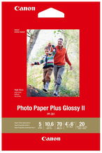 view Canon PP-301 4x6 Glossy 102x152mm 265gsm Photo Paper Plus II - 20 Sheets