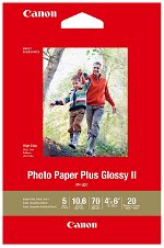 Canon PP-301 4x6 Glossy 102x152mm 265gsm Photo Paper Plus II - 20 Sheets