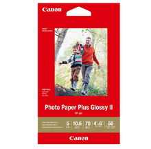 view Canon PP-301 4x6 Glossy 102x152mm 265gsm Photo Paper Plus II - 50 Sheets