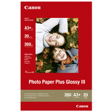 view Canon PP-301 Glossy A3+ 260gsm Photo Paper Plus III - 20 Sheets
