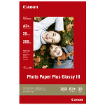 Canon PP-301 Glossy A3+ 260gsm Photo Paper Plus III - 20 Sheets
