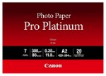 Canon PT-101 Platinum A2 300gsm Photo Paper Pro - 20 Sheets