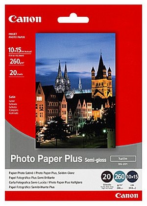 Canon SG201 Semi Gloss 102x152mm 260gsm Photo Paper - 20 Sheets