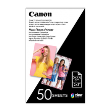 view Canon ZINK Photo Paper for Mini Photo Printer - 50 Sheet Pack