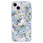 Case-Mate Rifle Paper Co. Case for iPhone 14 Plus (MagSafe) - Garden Party Blue