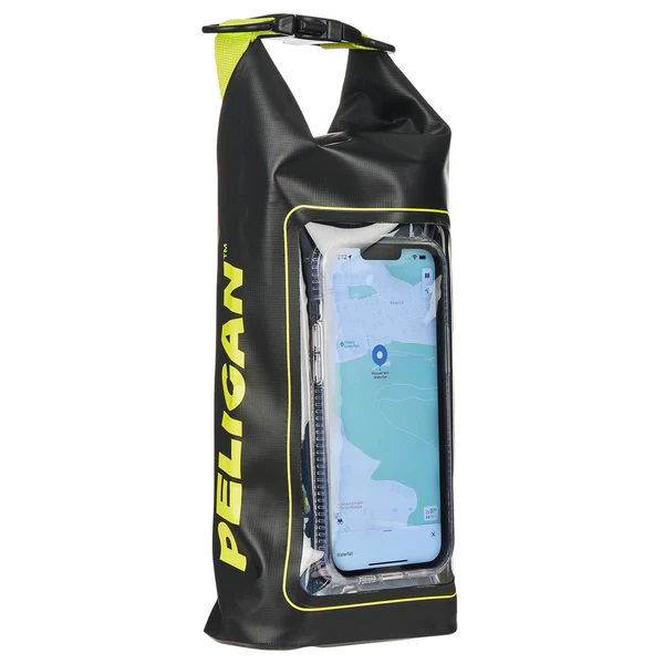 Case-Mate Pelican Marine Water Resistant 2L Dry Bag - Black/Hi Vis Yellow