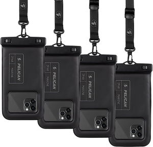 Case-Mate Pelican Marine Waterproof Floating Pouch Stealth Black - 4 Pack