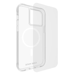 Case-Mate Protection Pack Tough Case and Glass Screen Protector for iPhone 15 Pro Max - Clear