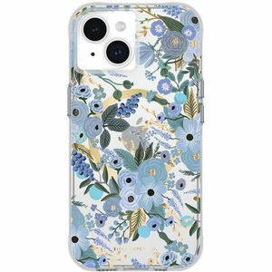 Case-Mate Rifle Paper Co. MagSafe Case for iPhone 15 / 14 / 13 - Garden Party Blue